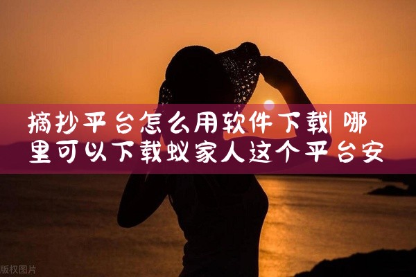 摘抄平台怎么用软件下载